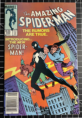 Amazing Spider-Man # 252 NM 1st App Black Costume Newsstand Variant!