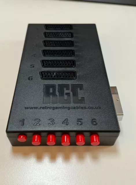 RGB Scart Switching Box For Retro Consoles (Retrogamingcables.co.uk)