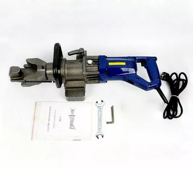 RB-16 Handheld Electric Rebar Bender 16mm Rebar Bending Steel Bender 800W 110V