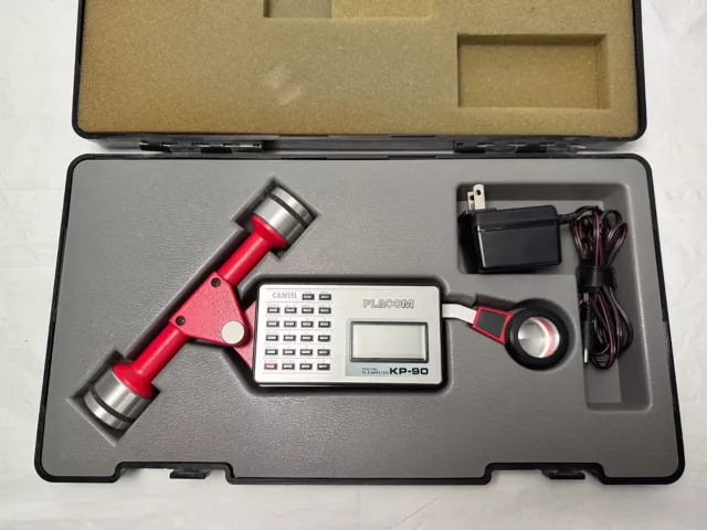 PLACOM DIGITAL PLANIMETER KP-90 with Case + Power Adapter