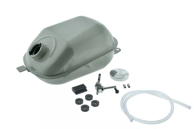 SET Tank mit Zubehör für Simson Schwalbe KR51, innen versiegelt mit Hahn