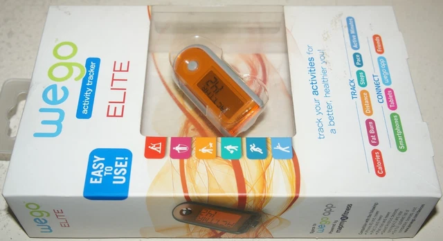 New WEGO Elite Activity Tracker-Captures Fat & Calorie Burn, Calculates Activity