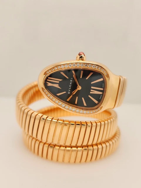 Bulgari Serpenti Tubogas 35mm Ladies Watch Model 101814 spp35bgdg
