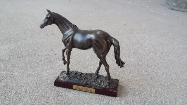 Vintage Atlas Editions  - Red Rum Race Horse Resin Cast Statuette Model