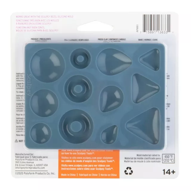 Sculpey Silicone Bakeable Mold Cabochon