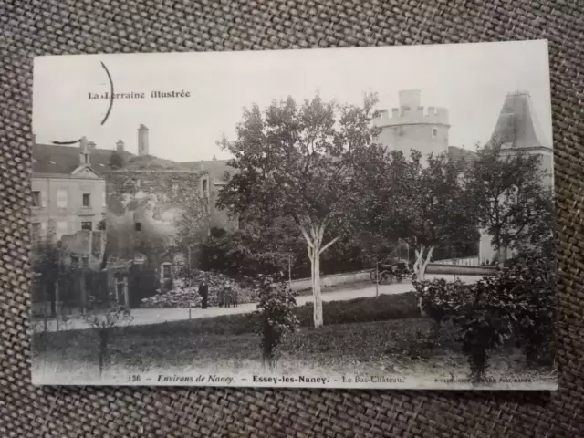 Cpa Essey Les Nancy Le Bas Château