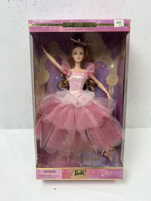 Vintage Mattel 2000 Flower Ballerina The Nutcracker Barbie Doll w/ Minor Box Dmg