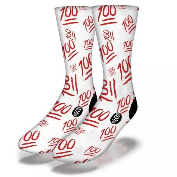 Brand New Adult / Junior Savvy Sox 100 Emoji Socks Limited Edition Release Osfa