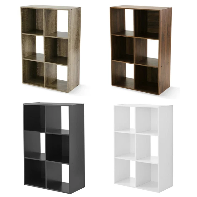 6CUBE STORAGE ORGANIZER Bookcase Bookshelves Display Shelf Shelving