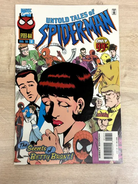 Marvel Comics, Untold Tales Of Spiderman #12 August 1996 Vf + 8.5 - Betty Brant