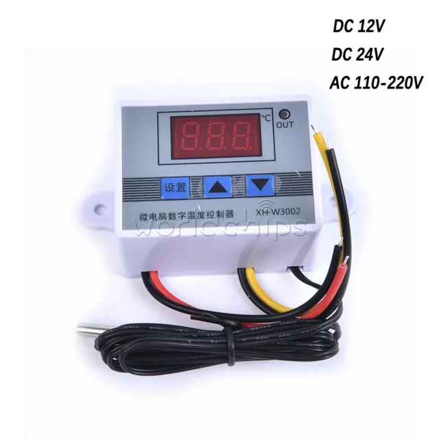 XH-W3002/XH-W3001 Digital LED Temperature Controller Thermostat Control Switch