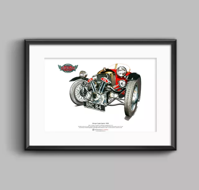 Morgan Super Sports MX4 ART POSTER A3 size 3