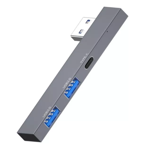H80 3-Port USB Hub 3.0/2.0 und Typ-C Splitter für Laptop Computer Notebook 3IN1