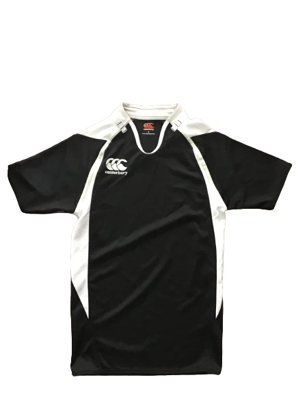 CANTERBURY Maglia da uomo rugby nuova zelanda slim fit shirt jersey size S