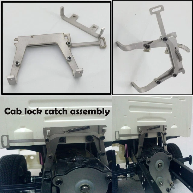 Verrouillage De Cabine En Acier Pour Camion RC TAMIYA Scania 1/14 - Kit D'assemblage - Neuf