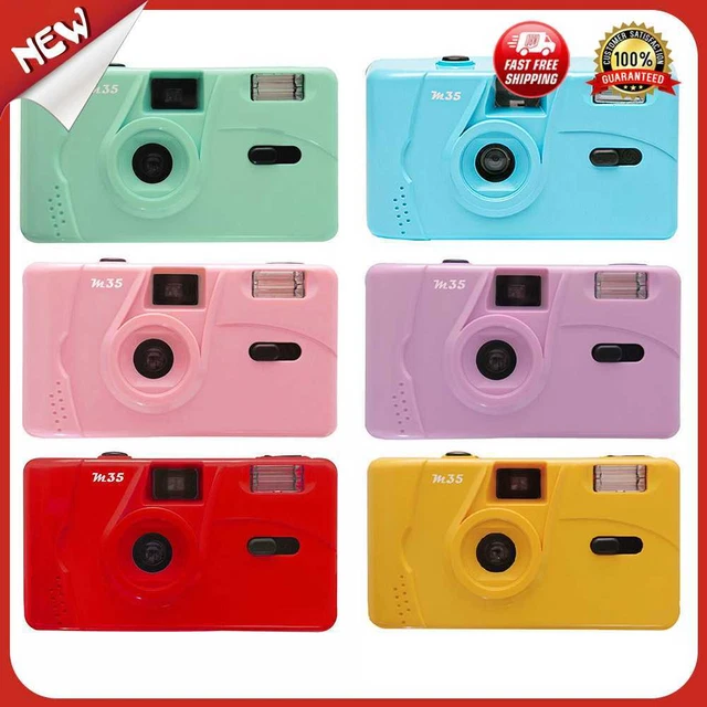 es Non-Disposable Retro Vintage M35 35mm Reusable Film Camera with Flash Functio