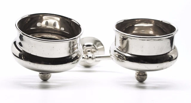 Nickel Over Brass Double Arm Cup Holder