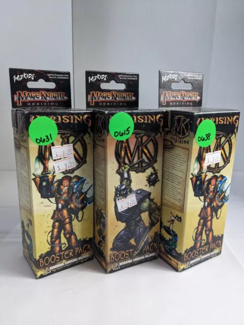 Mage Knight Uprising Booster Pack Board Game Minis *NEW SEALED* Wizkids