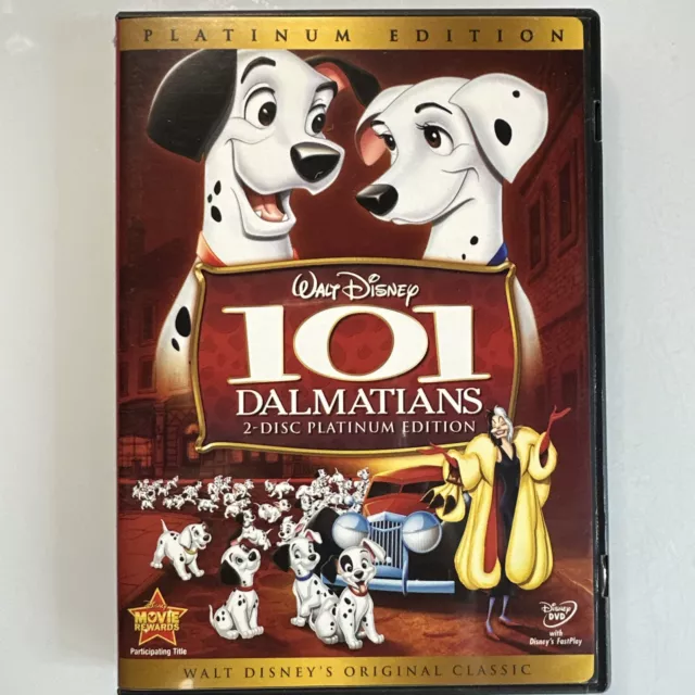 101 Dalmatians (DVD, 2008, 2-Disc Set, Platinum Edition)