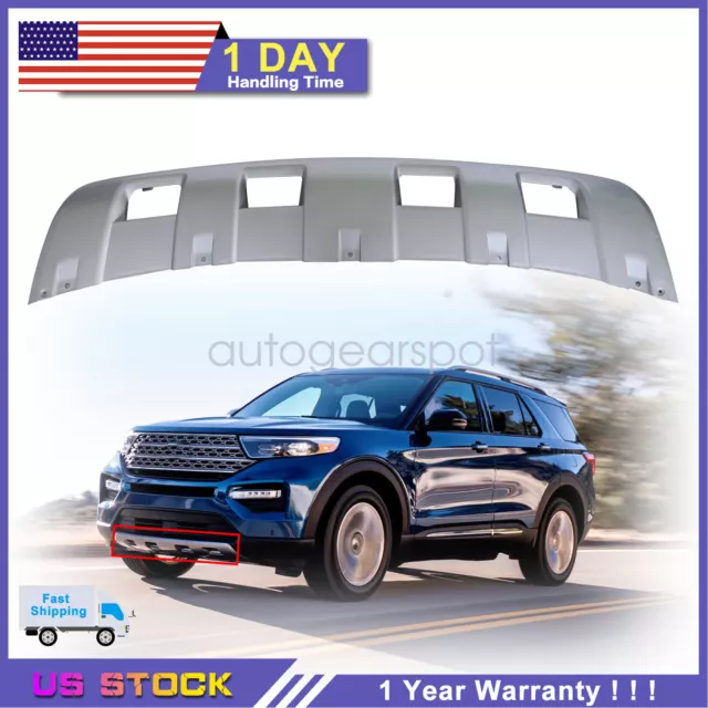 Silver Color Front Bumper Valance Panel Skid Plate For Ford Explorer 2020-2022