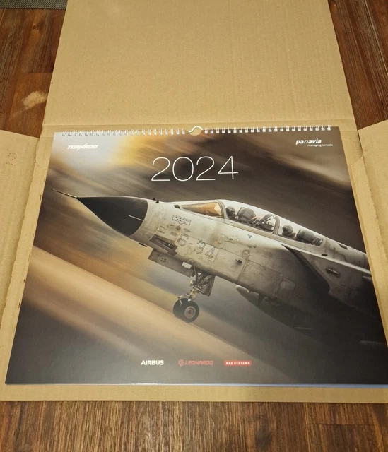 ORG. PANAVIA TORNADO Kalender 2024 A3, Luftwaffe Jet Bundeswehr SPENDE