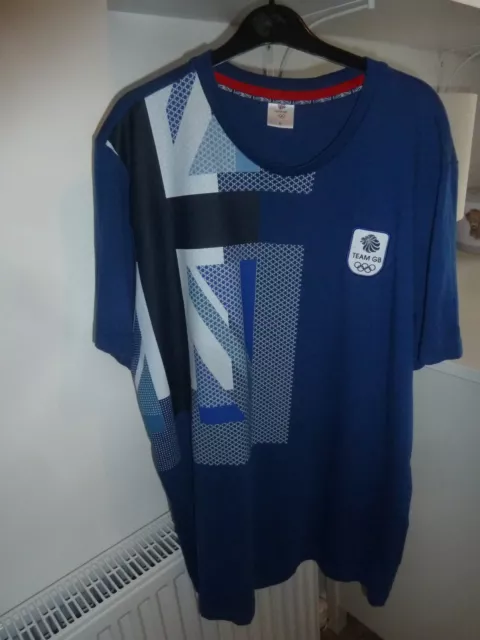 Adidas Official Team GB Olympics London 2012  T-Shirt - Size L - Blue