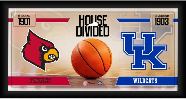 Cardinals vs Kentucky Wildcats FRMD 10x20 House Divide Football Collage