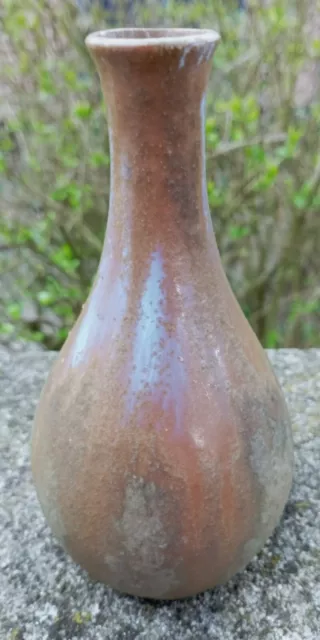 Vase Ancien En Grès  Signature A Identifier Dn3521
