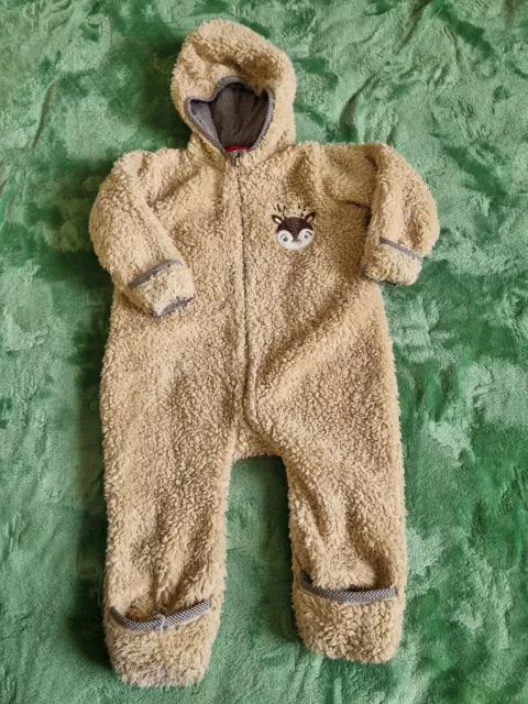 Teddy Fleece Overall Baby Gr. 74