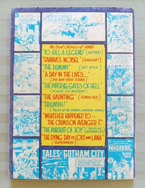 Best Of Dc Blue Ribbon Digest #23, Year's Best Comics Stories, Bronze, Fn+, 1982 2