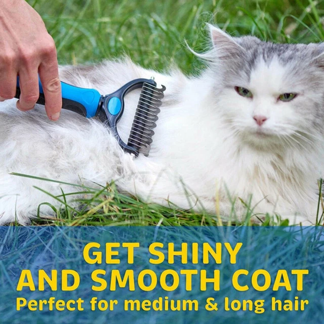 Grooming Brush For Pet Dog Cat Deshedding Tool Rake Comb Fur Remover Reduce Hair 6