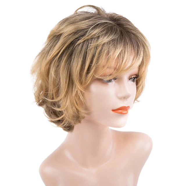 Pelucas sintéticas Pixie Cut pelucas