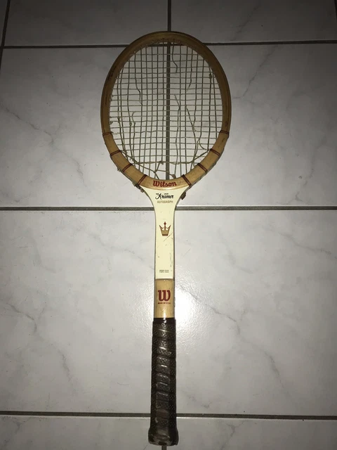 Raquette De Tennis Vintage Wilson Jack Kramer Autograph - Grip 4 1/2" - Avec Cadre