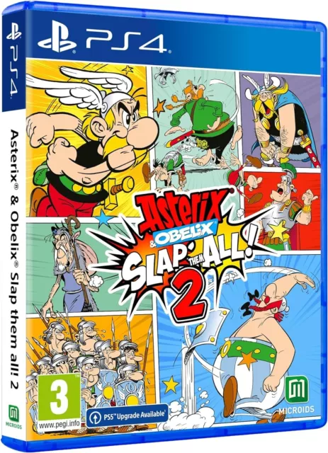 Asterix & Obelix Slap Them All 2 -PS4 PlayStation  NEW (Not sealed slight dent)