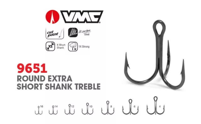 Vmc Treble Hooks Size 4 FOR SALE! - PicClick