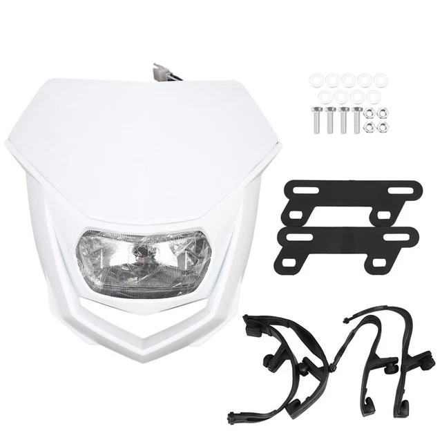 Lampada Luce Testa Sporca Moto Universale Doppio Sport Sporcizia Bici 4811