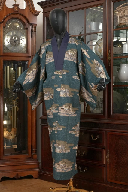 Dear Vanilla Japanese Juban Undergown Men's Kimono Authentic Vintage Japan Made