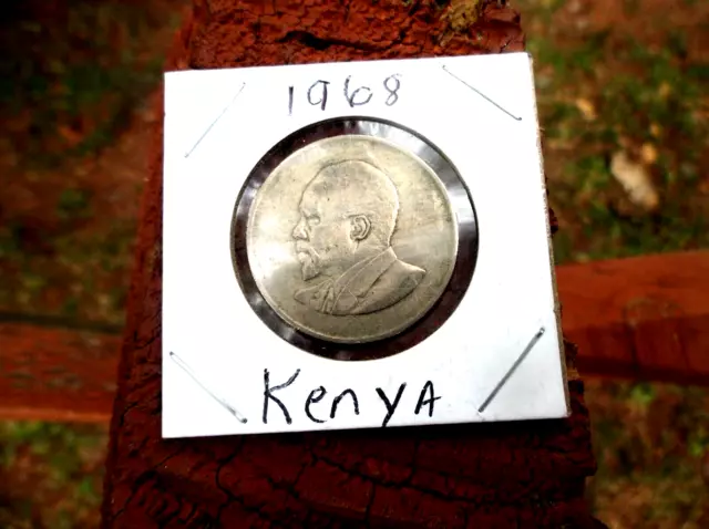 1968 Kenya One Shilling Coin Old Collectible Kenyan Coins Money Moneda Rare