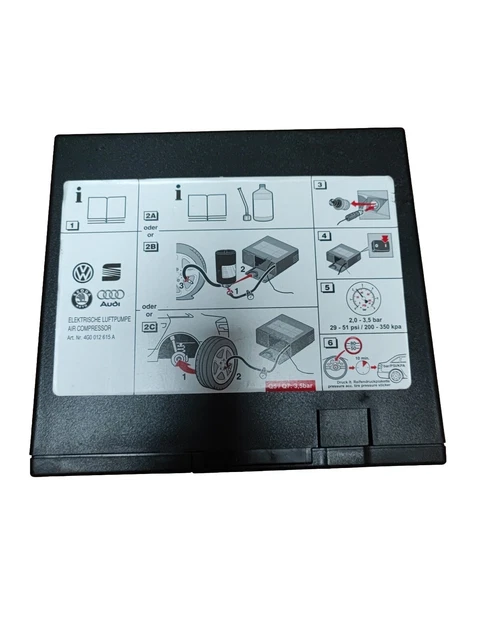 Vag Compressore Aria Pompa Pneumatici Vw Golf Audi Q8 Q7 Q5 Tts A7 A5 A4 Rs5 Sedile Skoda