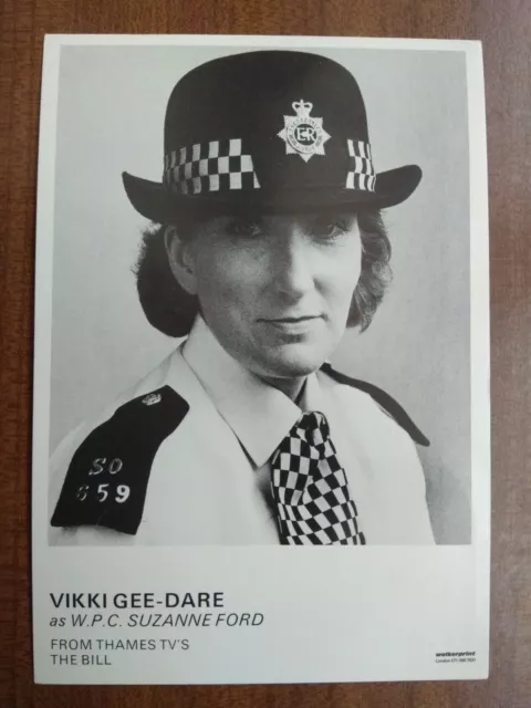 VIKKI GEE - DARE *W.P.C. Suzanne Ford* THE BILL NOT SIGNED FAN CAST PHOTO CARD