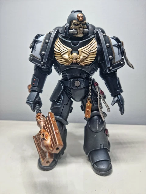 MCFARLANE FIGURE BLACK Templar Primaris Space Marine Warhammer 40k ...
