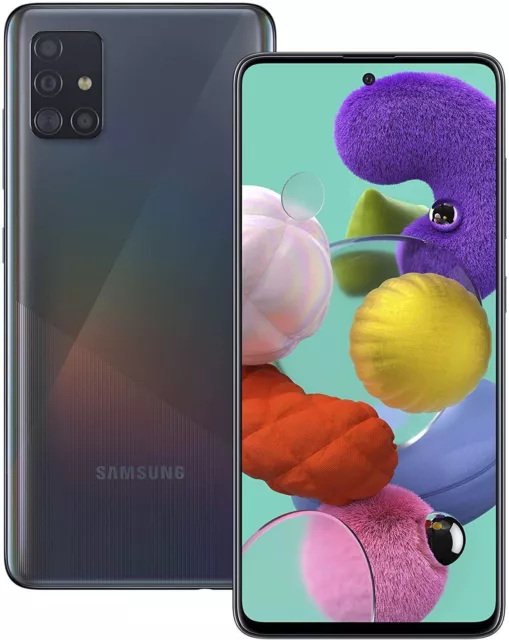 Samsung Galaxy A51 4G - 128GB - Schwarz-Weiß (entsperrt) - Sehr guter Zustand 2