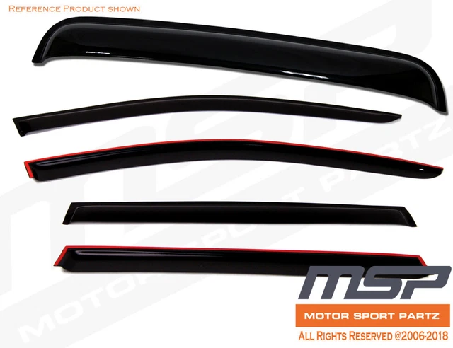 5pcs Out-Channel Visor Rain Guard Sunroof Mercedes W203 C240 C320 C230 2001-2007