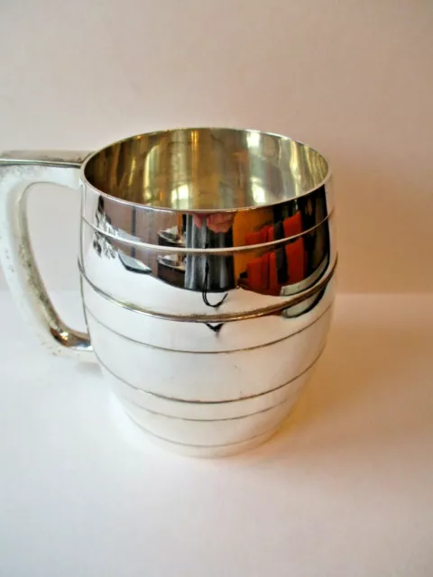 Silverplated tankard mug antico boccale  INDIA EPNS A1 gioielleria Giacomelli