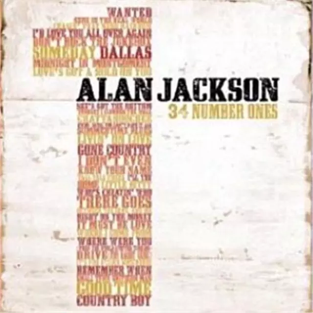 Alan Jackson 34 Number Ones 2 CD NEW