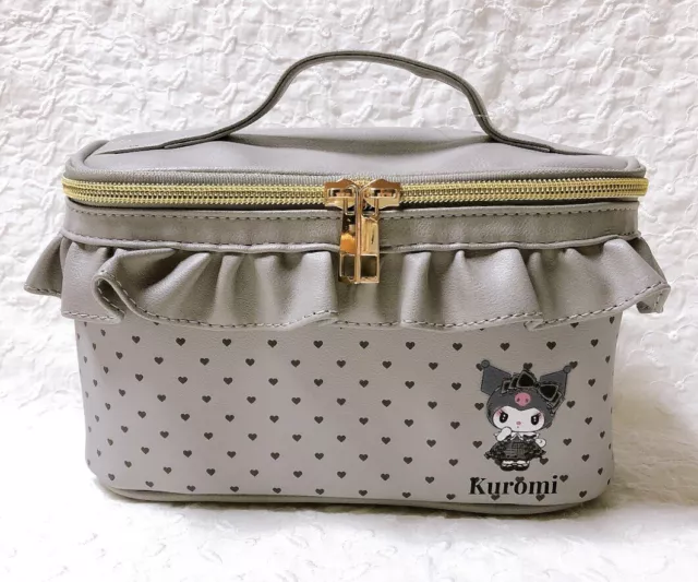 Sanrio Kuromi MELOKURO Vanity Pouch Multi Accessory Case Makeup  Bag kawaii