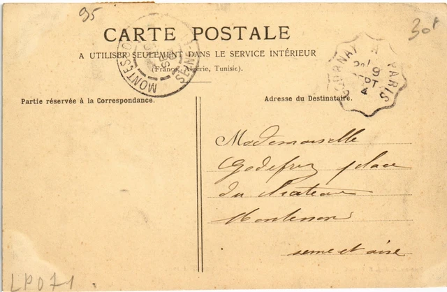 CPA Pontoise Rue Thiers (1319777) 2