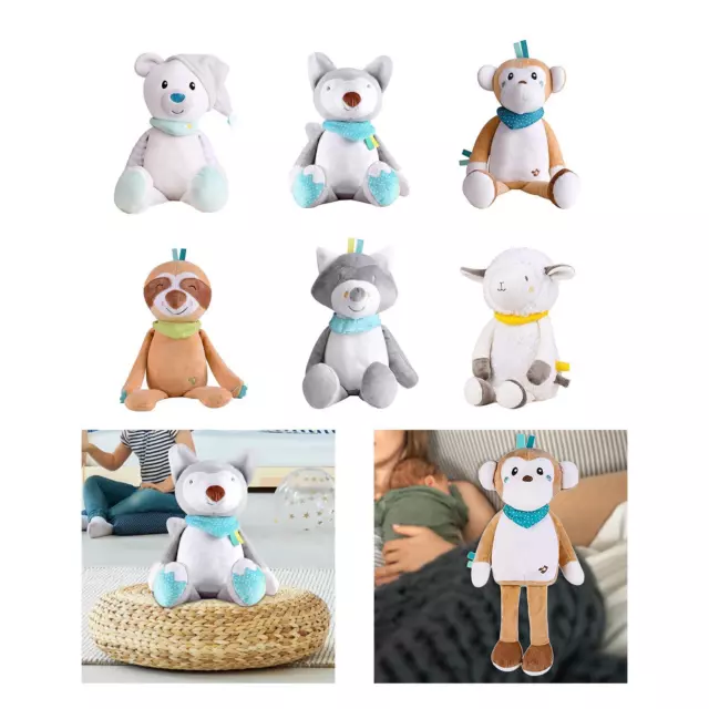 Peluche macchina  con luci musicali, animali di peluche a LED Peluche per