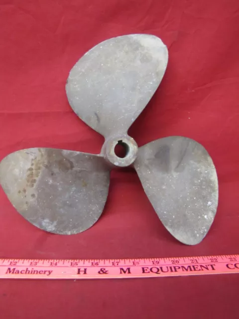 Vintage Brass Boat Propeller Prop Nautical Marine #3