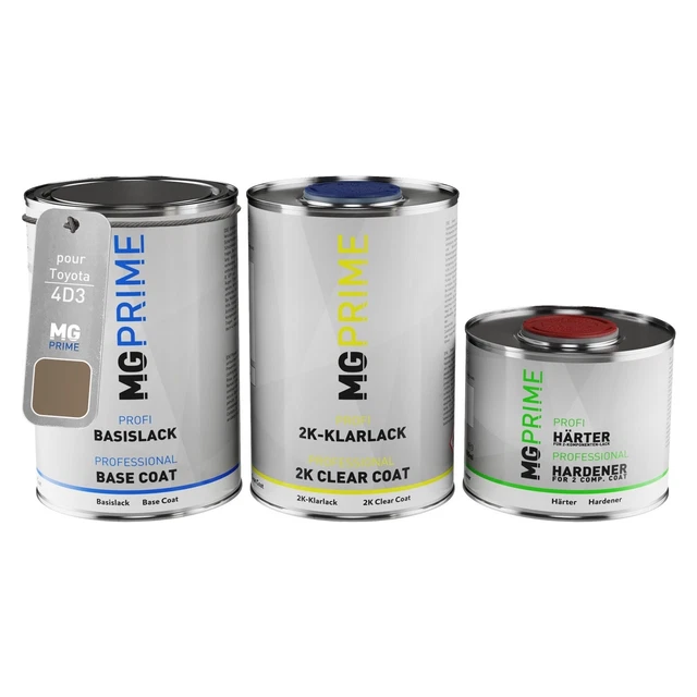 Spray Peinture Voiture 400ml 1K - Couleur Toyota 3P0 Super Red Brillant - Rapide Séchage, Made In Germany